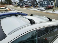 Silver Roof Rack Cross Bars For Chevrolet Bolt Premier 2017-2022