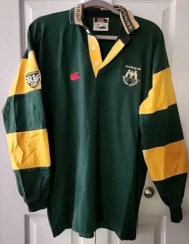 Camiseta deportiva manga larga de la Liga Australiana de Rugby XL de Canterbury Gree de Canterbury - Imagen 2 de 5