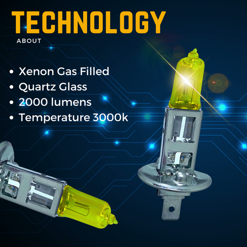 For MG ZS Xenon Yellow 100w Headlight 2001-2005 Main High Beam Light Bulbs 12v - Picture 5 of 11