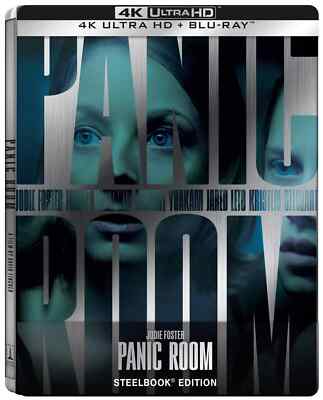 PANIC ROOM - FOSTER - WHITAKER - STEELBOOK - ITA - ENG - 4K + BLU-RAY