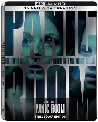 PANIC ROOM - FOSTER - WHITAKER - STEELBOOK - ITA - ENG - 4K + BLU-RAY