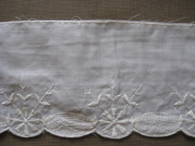 14Yds Embroidery scalloped cotton eyelet lace white 1.2/" YH1304 laceking2013