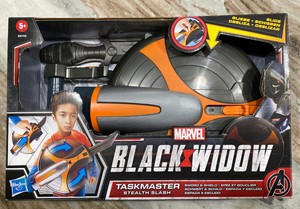Marvel Black Widow Taskmaster Stealth Slash Sword and Shield Slide Hasbro Toy 5010993691906 | eBay