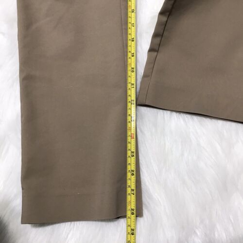 Crosby & Howard 29x30 Mens Chino Pants Beige Stretch Flat Front Pockets - Picture 11 of 12