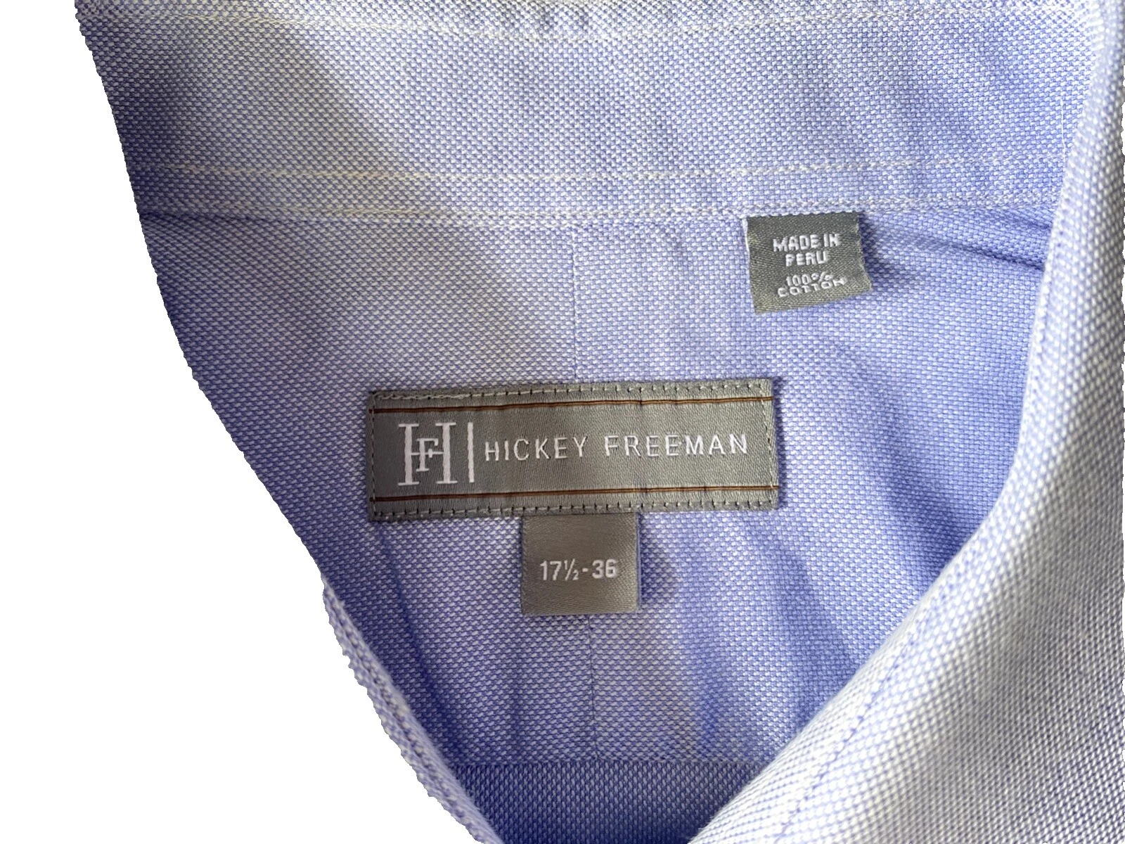 Hickey Freeman Solid Regular Size Dress Shirts for Men