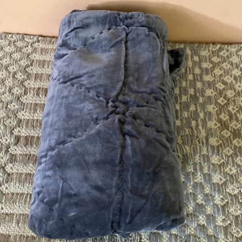 Vera Wang Melange Gauze European Sham 26 x 26 in Gray / Purple Look @ - Picture 4 of 5