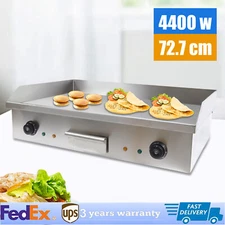 🔥3000W 29" Commercial Electric Countertop Griddle Flat Top Grill Hot Plate BBQ
