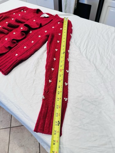 Industrie Pullover Gr. M Burgunderrot �� Eingebettet Neuwertig - Bild 7 von 11