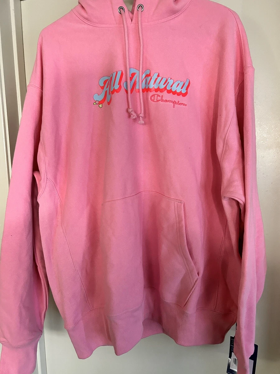 Odds Bemærk læsning Champion X KNC Beauty Pacsun Reverse Weave All Natural Pullover Hoodie XL  Pink | eBay