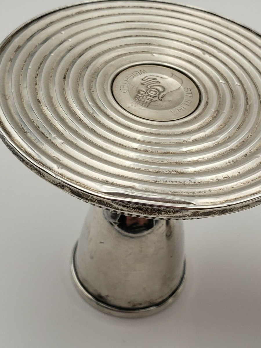 Vintage Pair of Weighted Sterling Silver Duchin Candlestick
