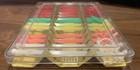 Vintage set of 12 plastic Sports SWIZZLE STIR STICKS w/ Case - golf, football... — photo 10