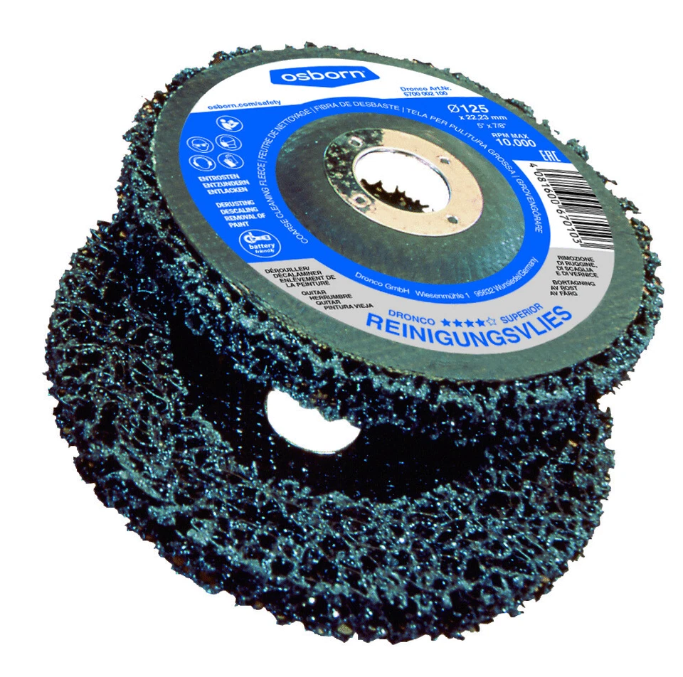 Grobreinigungsvlies Reinigungsscheibe 115 125 180 Dronco CBS CSD Scheibe Polier - Bild 1 von 1
