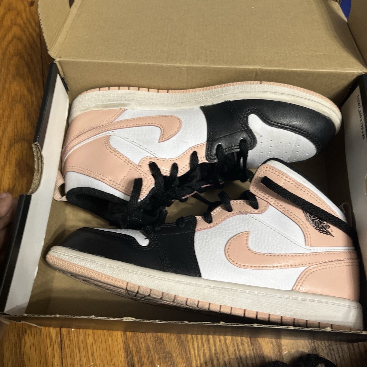 Size 3 - Jordan 1 Mid Crimson Tint | eBay