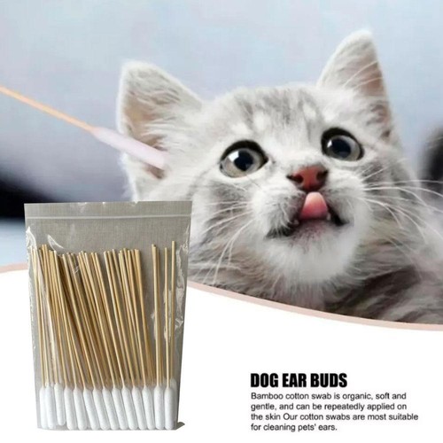 50pcs Dog Cat Ear Cotton Buds Ear Wax Removal for healthcare of Pets’ ears... - Picture 14 of 18