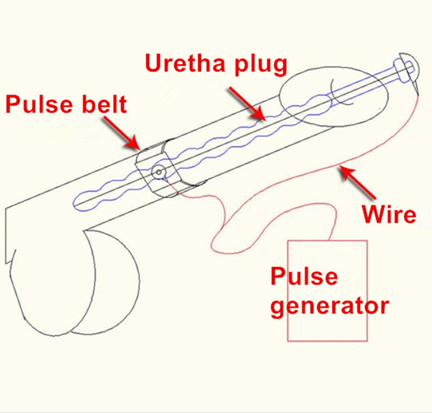 Electro_BDSM_Stimulator Penis-Ring & Anal-Butt-Plug For Men - Foto 5