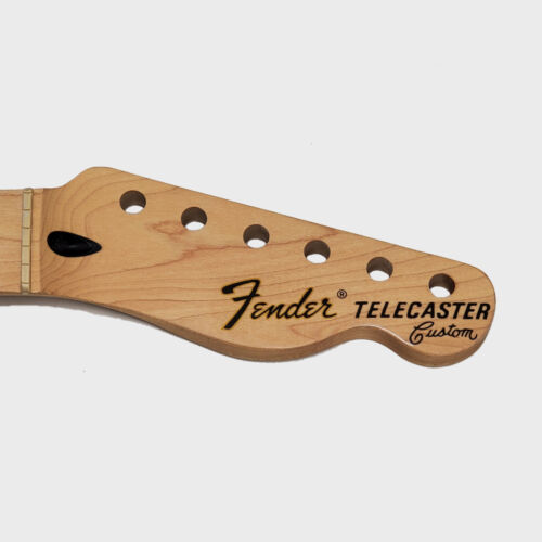Fender Tele Custom Waterslide Guitar Neck Headstock Decals (Set of 3) - Picture 3 of 4