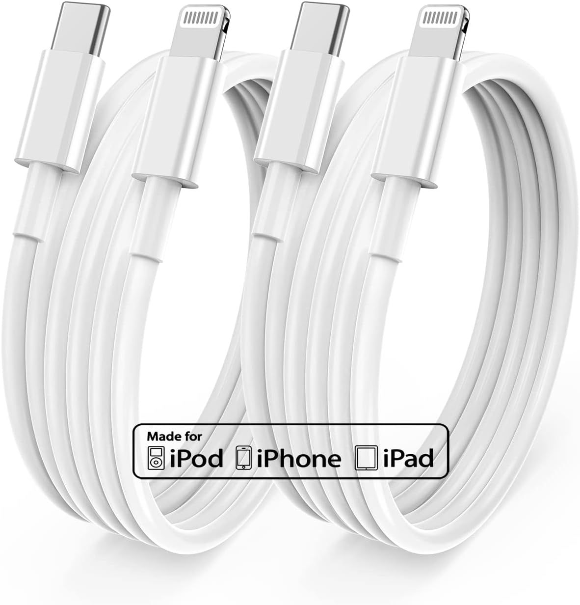 Long Iphone 12 13 14 Fast Charger Cable 10Ft,[Apple Mfi Certified] USB C to Ligh
