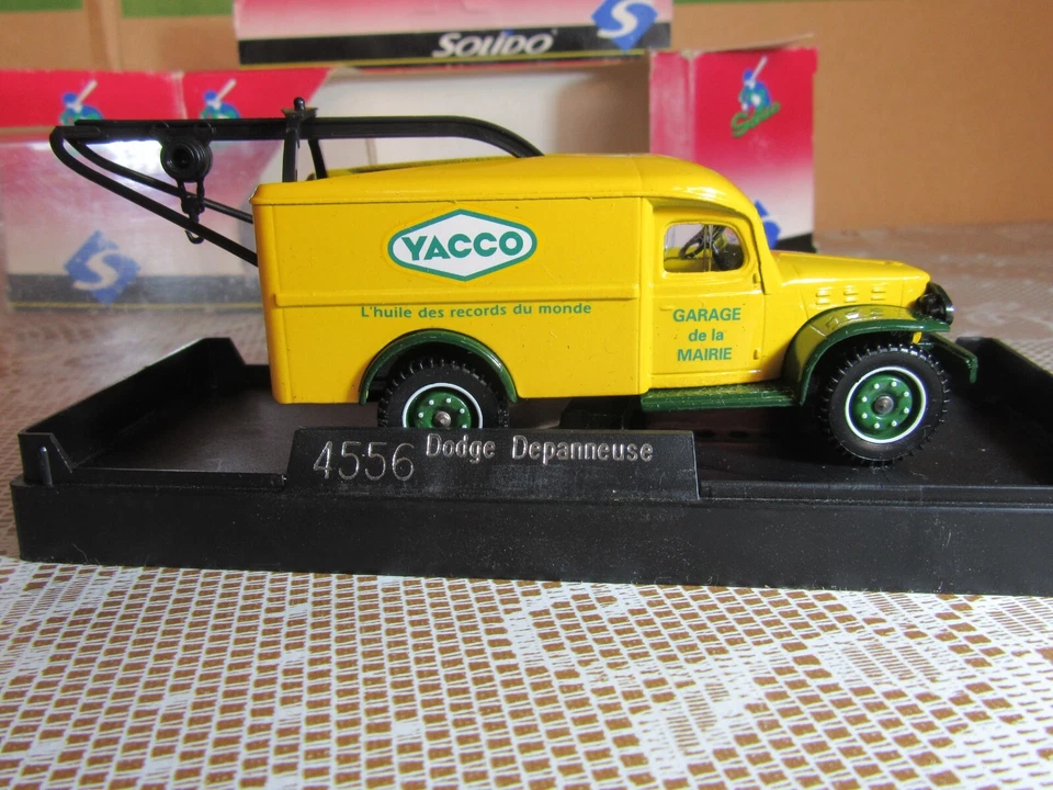 965Z Solido Sixties 4556 France Dodge WC 54 Dépanneuse 1960 Yacco 1:43 Boite - Photo 2/4