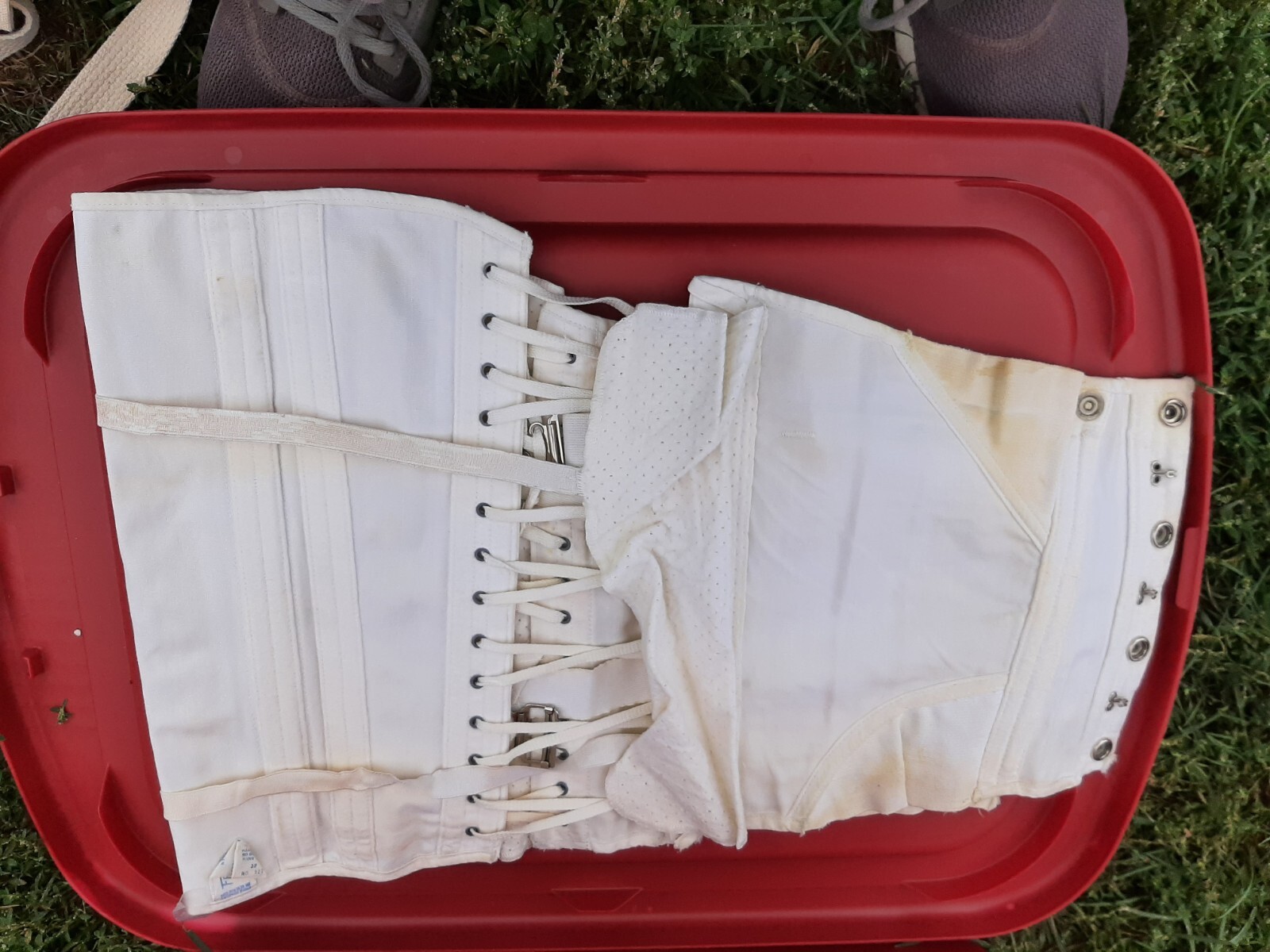 Vintage Girdle Corset Back Brace Support Freeman Size… Gem