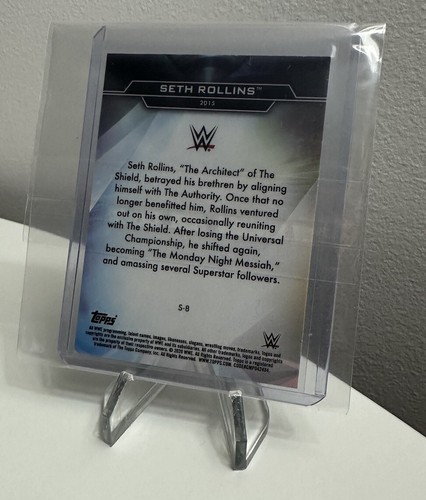 Topps WWE 2020 Finest Decade's Finest Superstars Refractor #S-8 Seth Rollins - Imagen 2 de 2