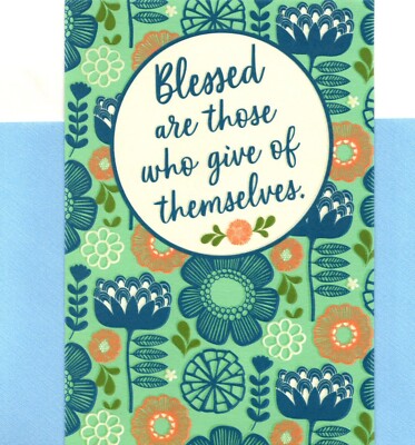 Orange & Blue Warm Thank You So Much For Your Help Hallmark Greeting Card