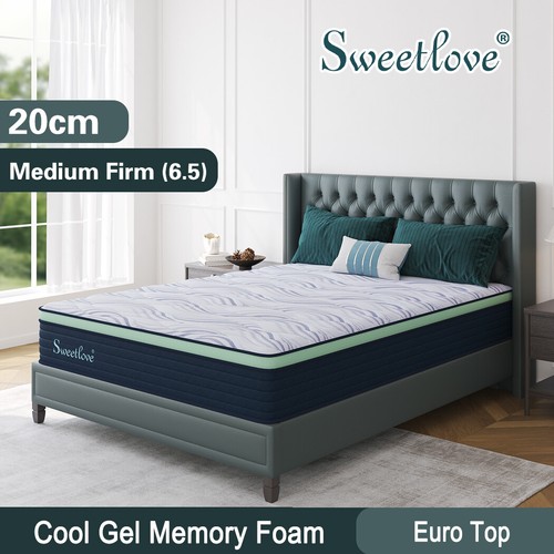 Sweetlove Queen Double King Single Bed Mattress Cool Gel Memory Foam No Spring - Picture 21 of 27