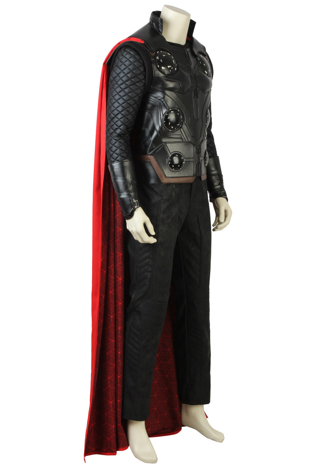Avengers Infinity War Thor Full Set Uniform Costume Cosplay Halloween + Shoes image 3