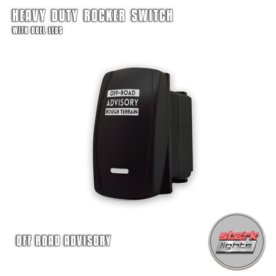 Purchase LED Rocker Switch Laser Backlit Etched Dual Light 20A 12V ON Off Design A  I1903698