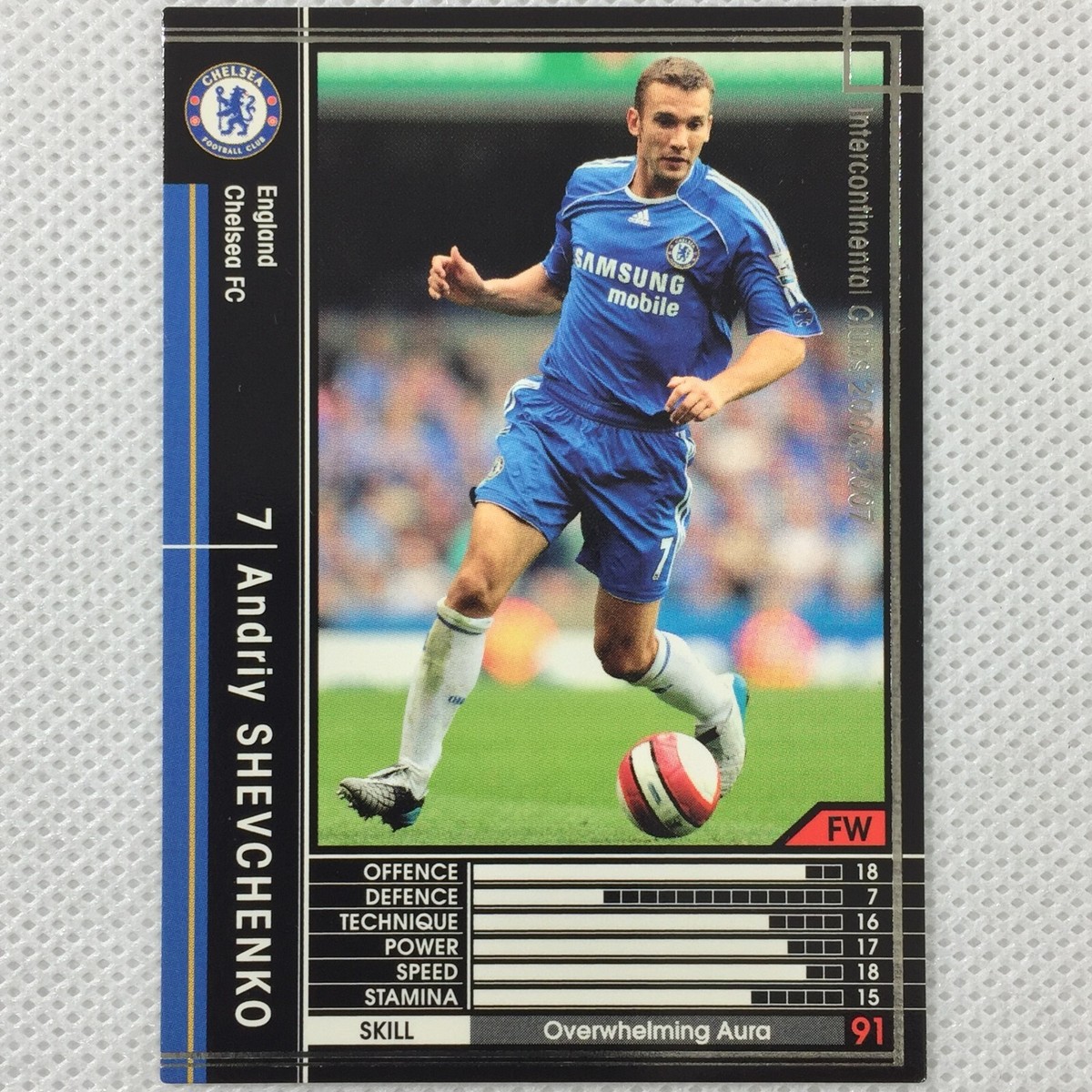Panini WCCF 2006-07 Andriy Shevchenko Chelsea 112 Ukraine Japan | eBay