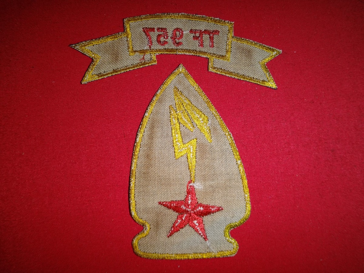 Vietnam War Lot Of 2 Patches: Task Force TF-957 + USSF SFOD B-56
