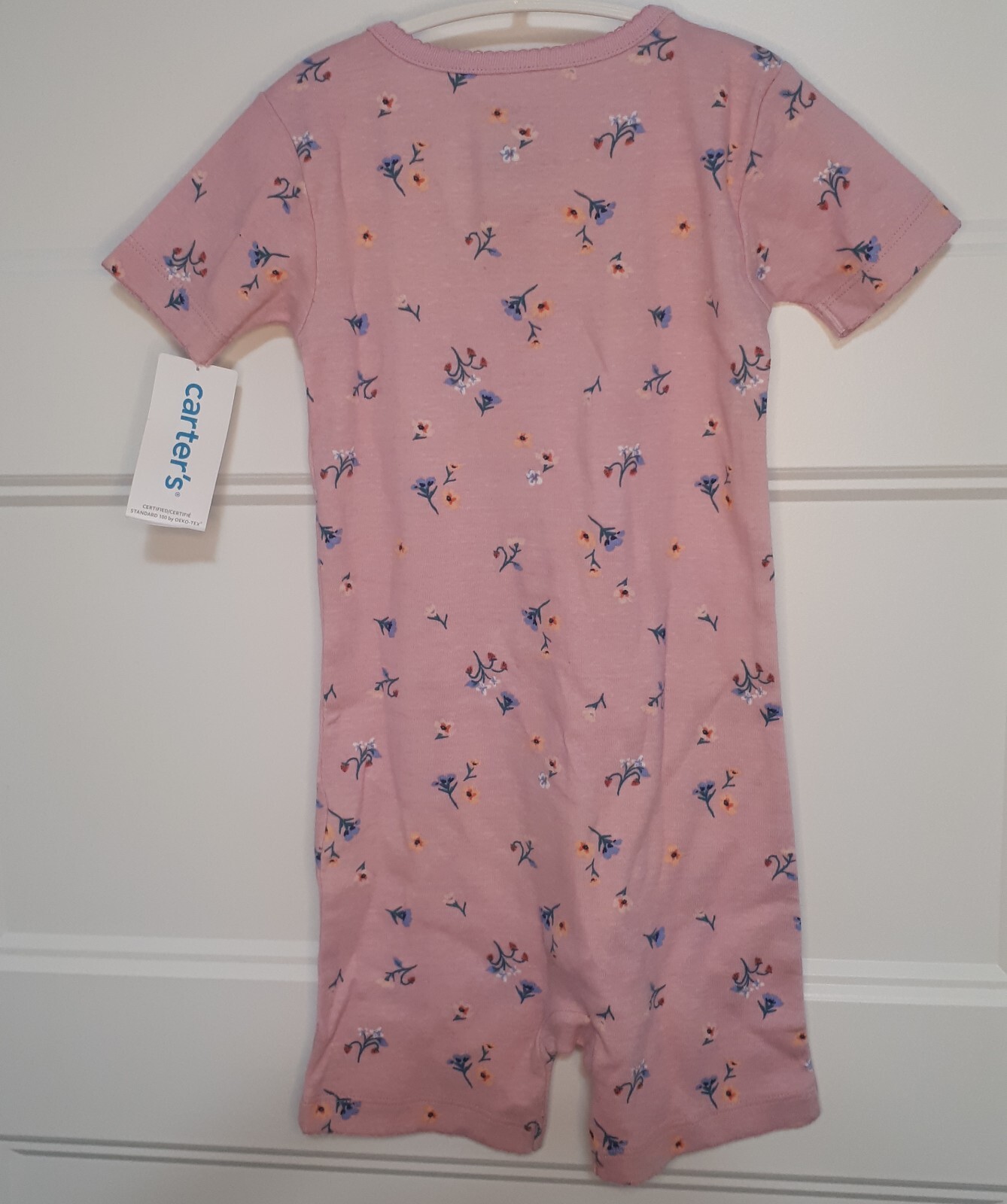 Carter's 2Pack 100 Cotton Snug Fit Romper Pajamas 3T Zip Up Floral eBay