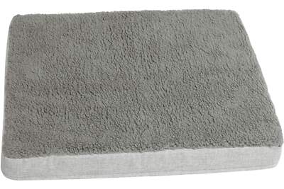 Orthopädisches Hundekissen Buddy 72 x 50 cm grau meliert rechteckig Hundebett