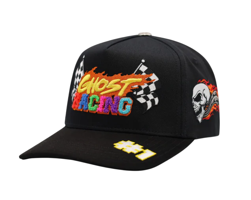 BIG BOSS HATS BLACK GHOST RACING SNAPBACK GHOSTRAC1 BLK | eBay