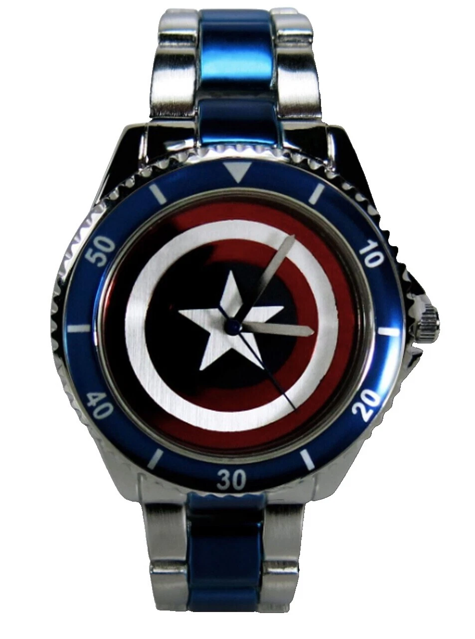 Caja de acero inoxidable Marvel Relojes de pulsera