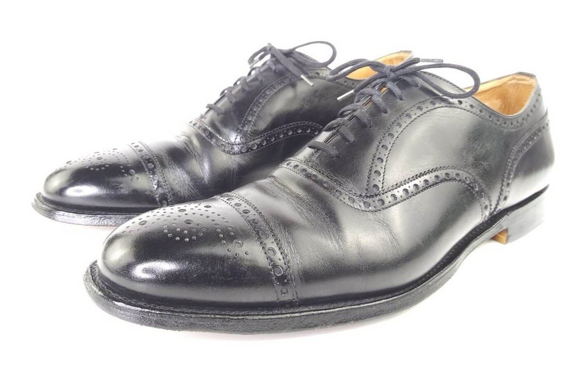 Church's Custom Grade Diplomat Cap Toe Calf Oxford Brogue Shoes