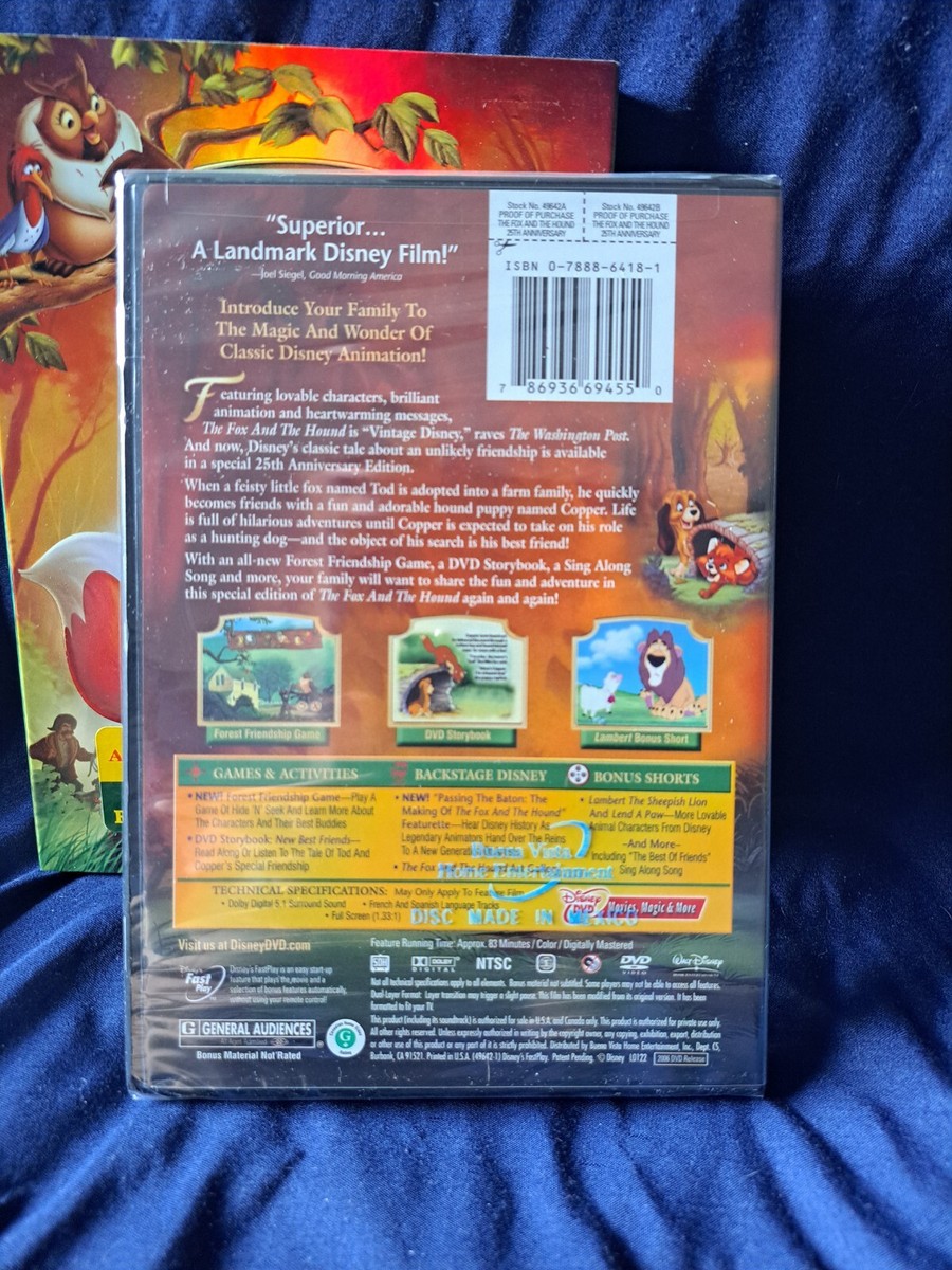 (未使用･未開封品) at the Fox [DVD] The Fox and the Hound - 25th Anniversary DVD (Disney, 2006