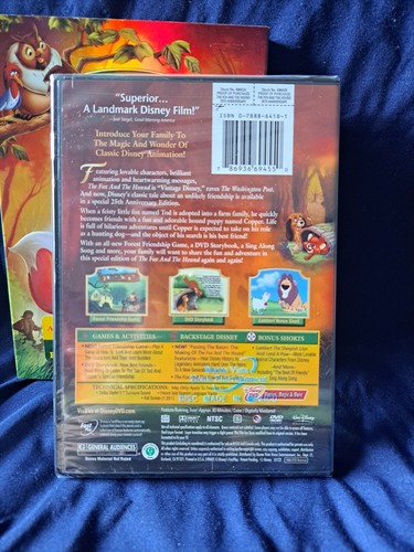The Fox and the Hound - 25th Anniversary DVD (Disney, 2006) FACTORY SEALED - Picture 5 of 8