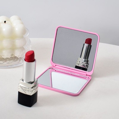 Mini Makeup Mirror Double-sided Compact Mirror Pocket Cosmetic Mirror Portable