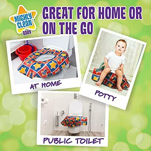 24 Large Disposable Toilet Seat Covers - Portable Potty Seat Covers for - Picture 4 of 6