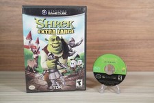 Shrek: Extra Large (Nintendo GameCube, 2002) CIB - Tested & Working