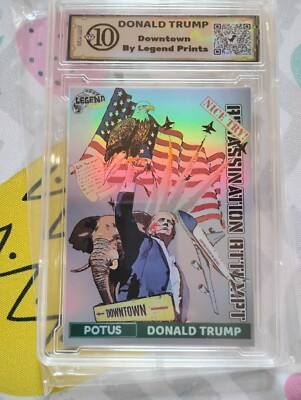 Donald Trump  Downtown Failed Assa. Attempt. Nice Try Art Card