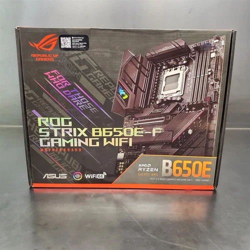 Asus ROG Strix B650E-F Gaming WiFi 6E AMD AM5 DDR5 ATX Desktop Motherboard