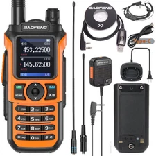 BaoFeng UV-21 Pro V2 FM Walkie Talkie Long Range Handle Type-C Two Way Radio Kit