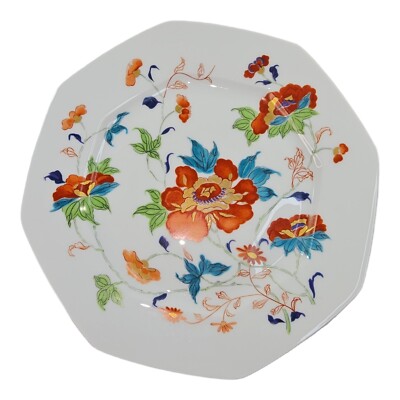 Raynaud & Co. Limoges France Porcelain Floral Salad Luncheon Plate 8 3/8'' 