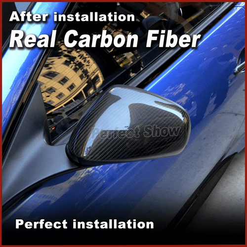 Carbon Außenspiegel Spiegelkappen Mirror Cover für Maserati GT GTS GC 2008-2016 - Picture 4 of 12
