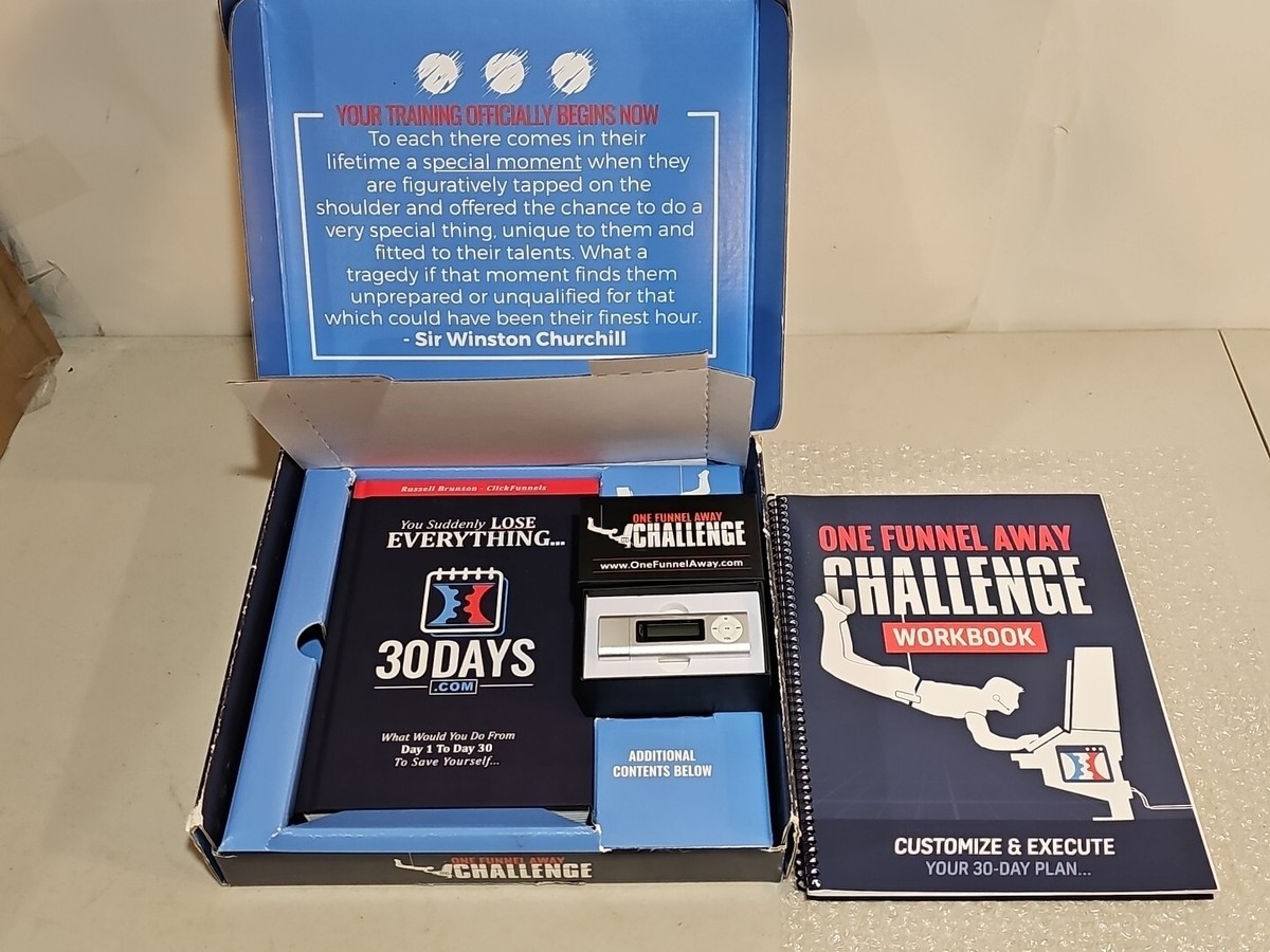 ラッセル・ブランソン　30 Days Book+Funnel Cookbook 30 Days Book - Clickfunnels - You Suddenly Lose Everything