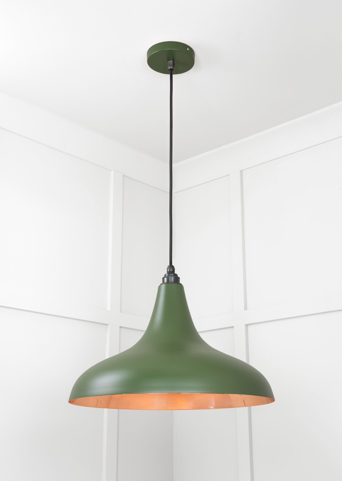From The Anvil 49720SH Smooth Copper Frankley Pendant in Heath