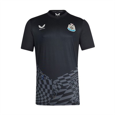 Castore Kids Newcastle United Pre Match T-Shirt 2023 2024 Junior Licensed Short