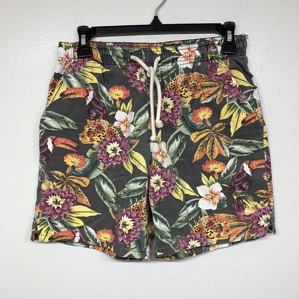 Topman Mens Floral Swim Shorts Size 30 eBay