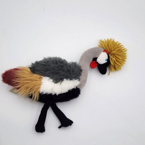 Jaag Endangered Wildlife Trust Grey Crowned Crane International Plush Bird - Picture 3 of 7